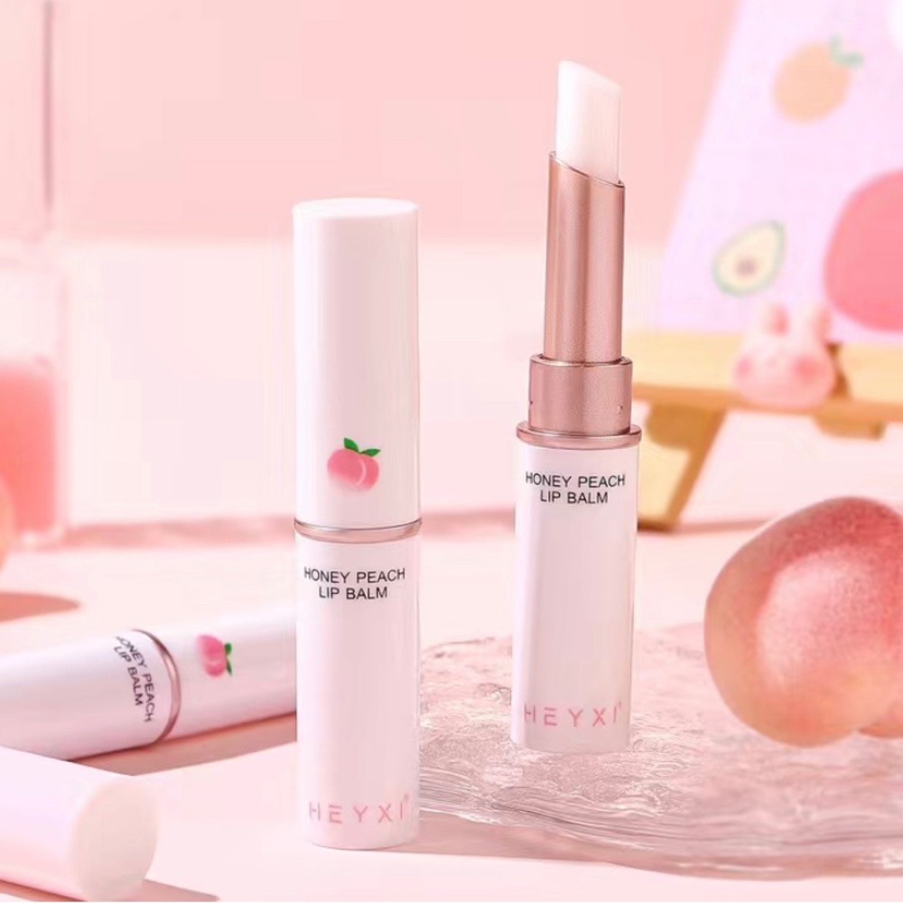 Colorless Peach Flavored Moisturizing Lip Balm
